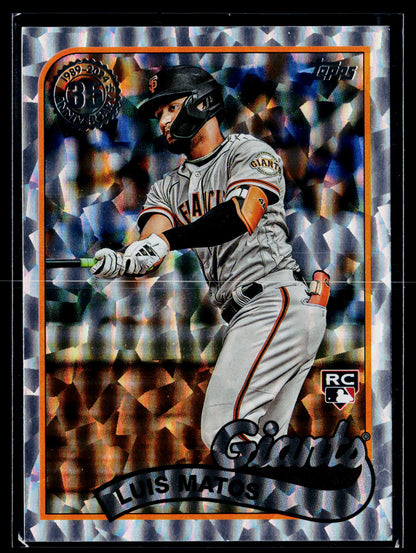 2024 Luis Matos 1989 Topps Baseball 35th Anniversary Foil (Series One) #89B-24