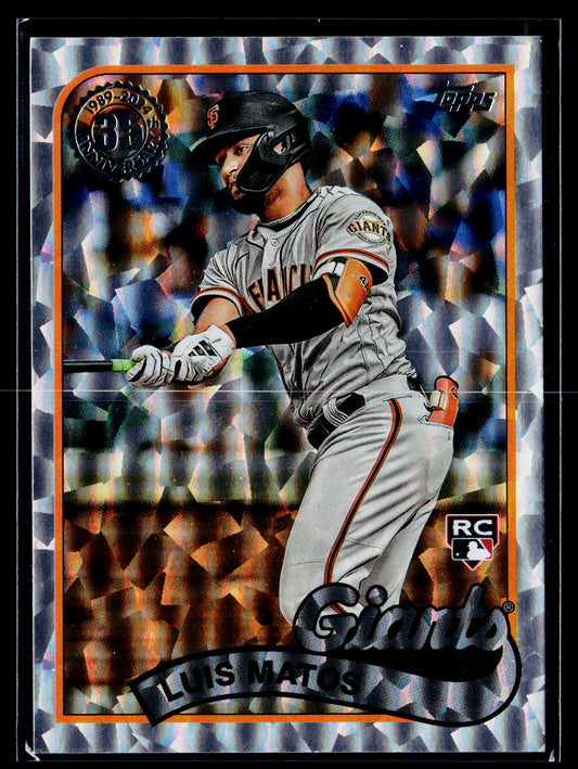 2024 Luis Matos 1989 Topps Baseball 35th Anniversary Foil (Series One) #89B-24