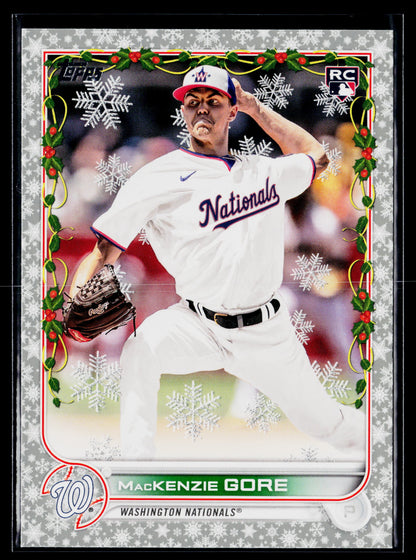 2022 Topps Holiday MacKenzie Gore Rookie Metallic #HW13