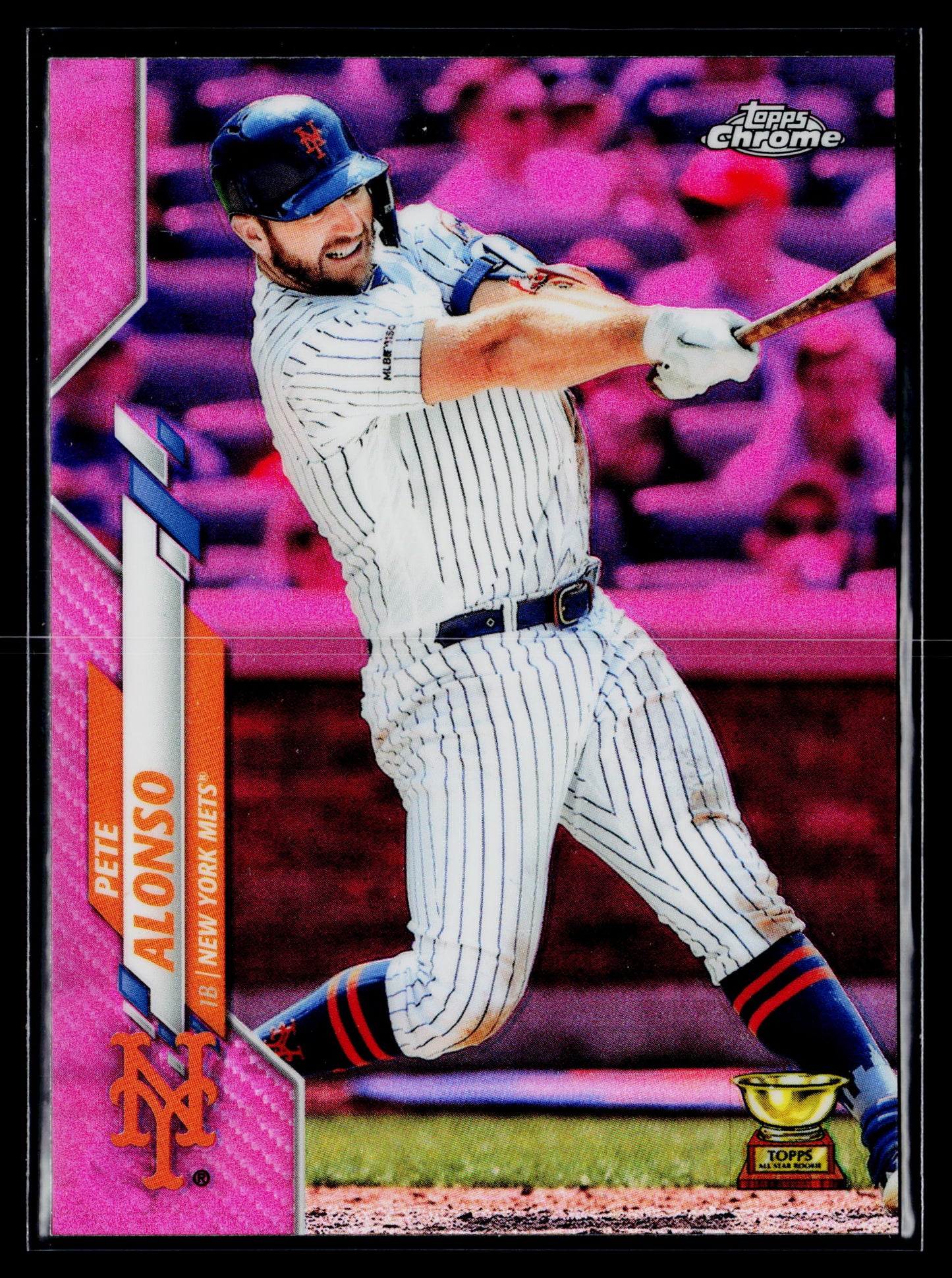 2020 Topps Chrome Pete Alonso Pink Refractor #80