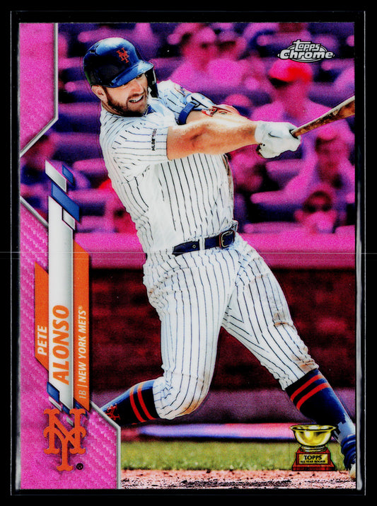 2020 Topps Chrome Pete Alonso Pink Refractor #80