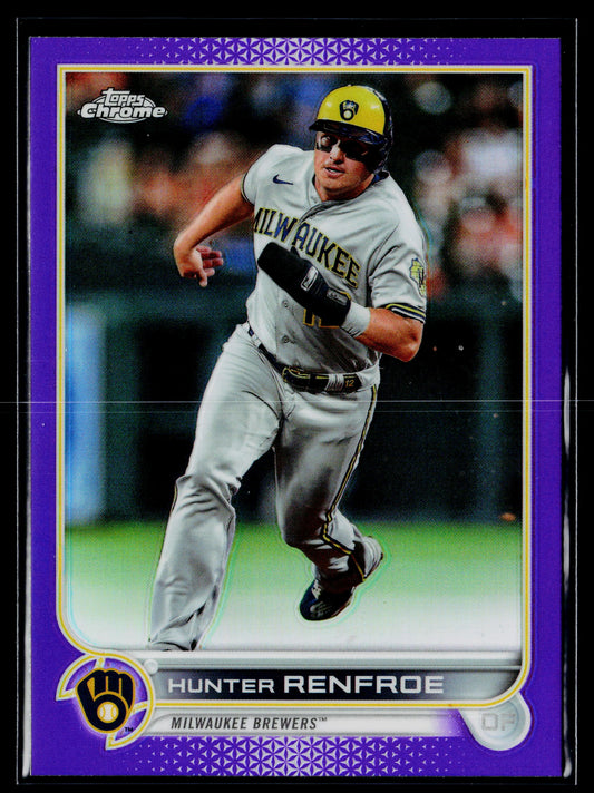 2022 Topps Chrome Update Hunter Renfroe Purple #USC163