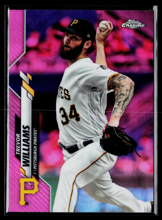 2020 Topps Chrome Trevor Williams Pink Refractor #163