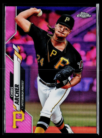 2020 Topps Chrome Chris Archer Pink Refractor #54