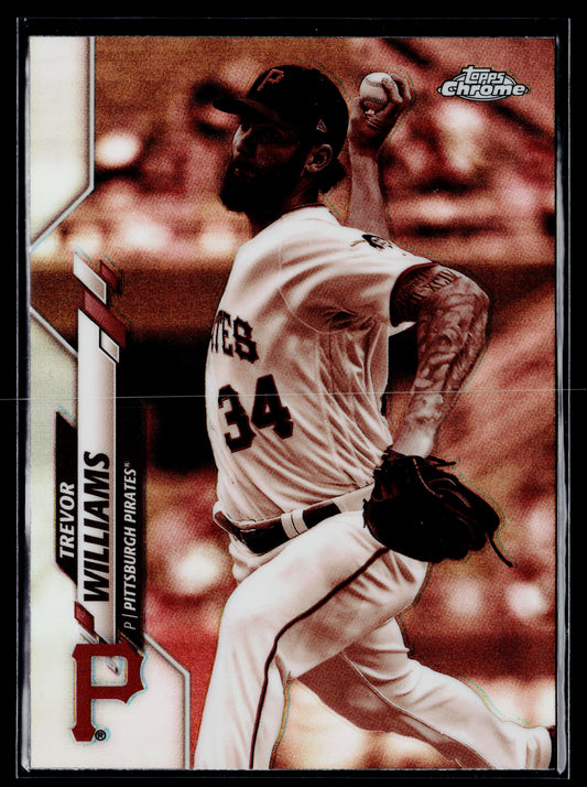 2020 Topps Chrome Trevor Williams Sepia Refractor #163