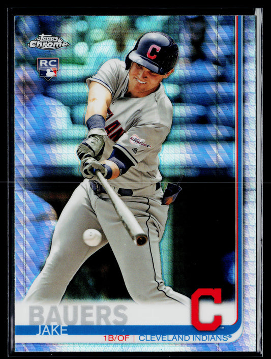 2019 Topps Chrome Jake Bauers Rookie Prism Refractor #71