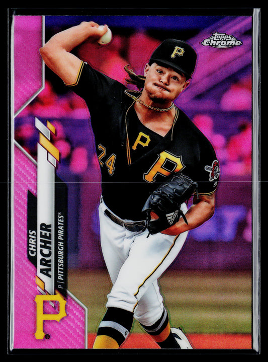 2020 Topps Chrome Chris Archer Pink Refractor #54