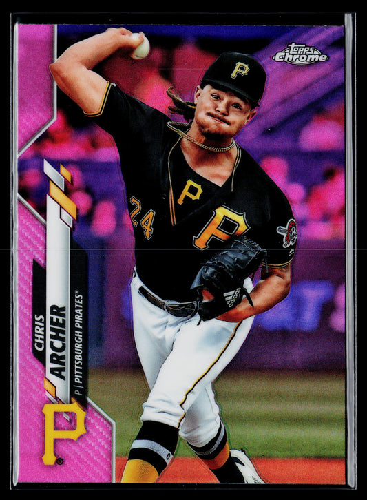 2020 Topps Chrome Chris Archer Pink Refractor #54