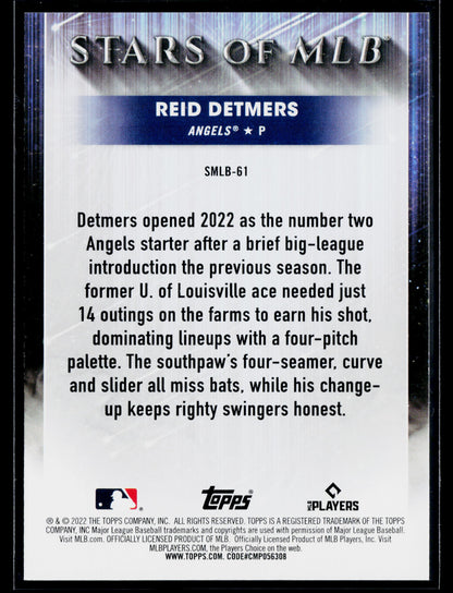 2022 Topps Update Reid Detmers Stars of MLB #SMLB-61