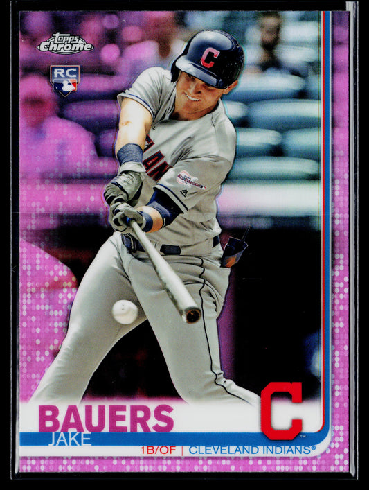 2019 Topps Chrome Jake Bauers Rookie Pink Refractor #71