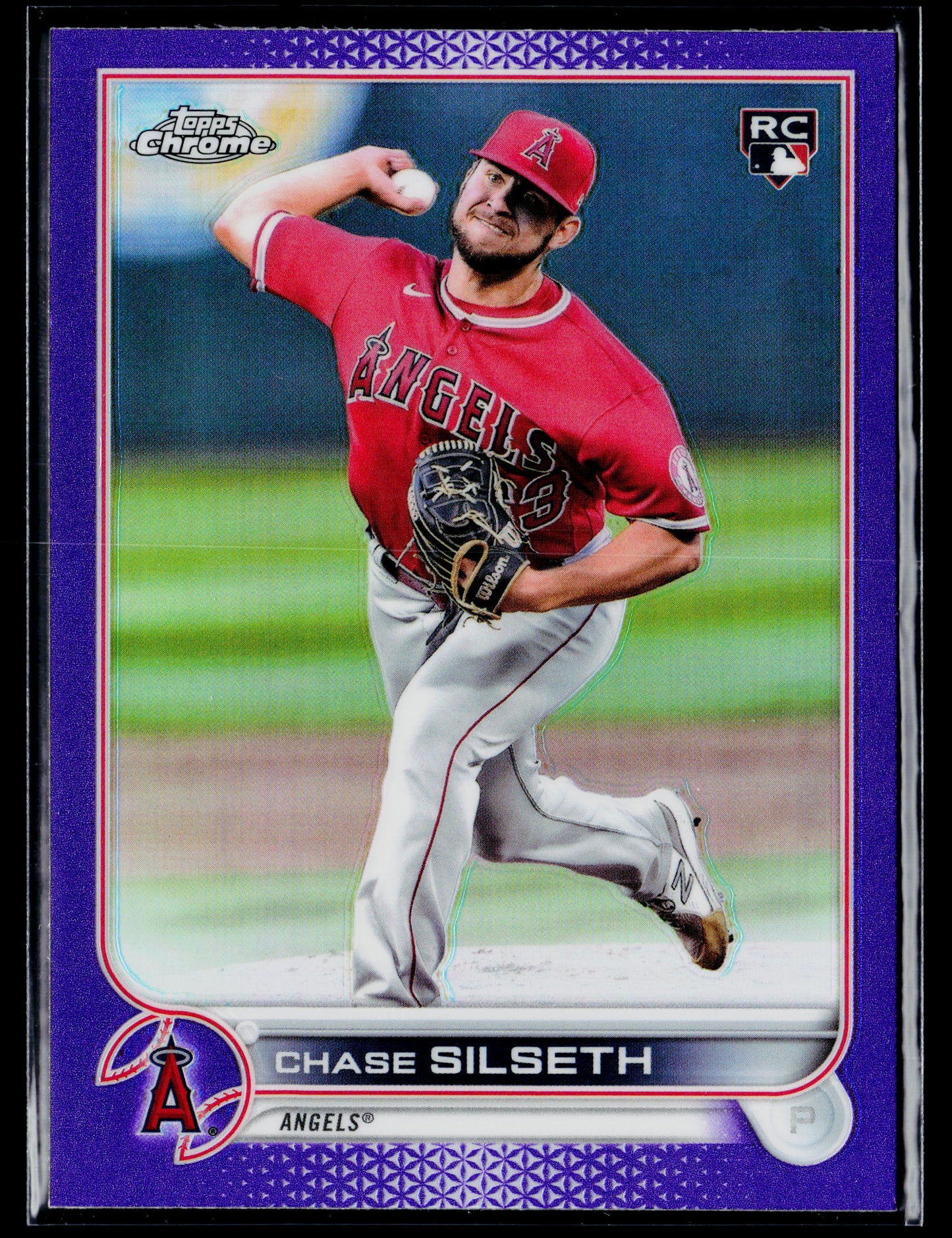 2022 Topps Chrome Update Chase Silseth Purple #USC127