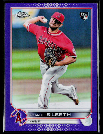 2022 Topps Chrome Update Chase Silseth Purple #USC127