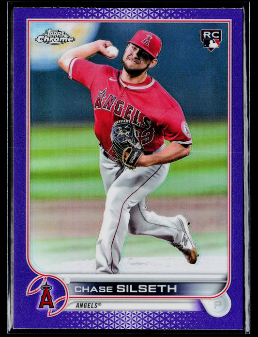 2022 Topps Chrome Update Chase Silseth Purple #USC127