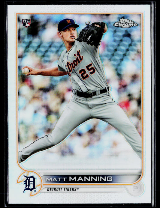 2022 Topps Chrome Matt Manning Rookie #57
