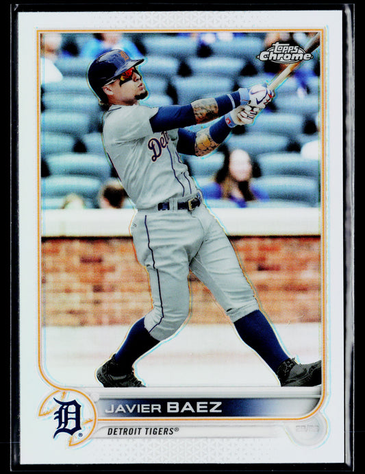 2022 Topps Chrome Javier Baez Refractor #147