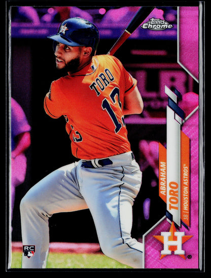 2020 Topps Chrome Abraham Toro Rookie Pink Refractor #56