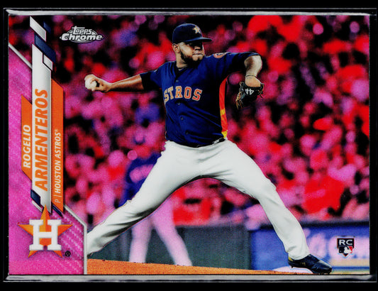 2020 Topps Chrome Rogelio Armenteros Rookie Pink Refractor #4