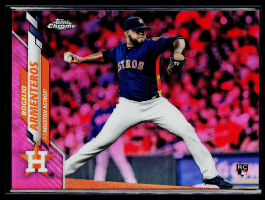 2020 Topps Chrome Rogelio Armenteros Rookie Pink Refractor #4