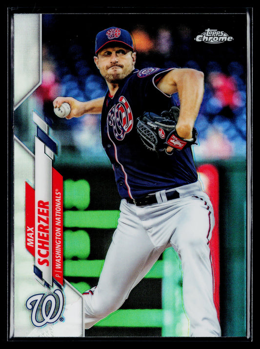 2020 Topps Chrome Max Scherzer Refractor #139