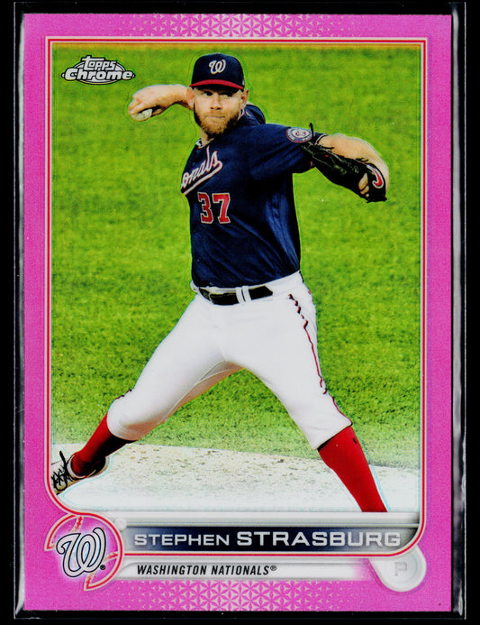2022 Topps Chrome Stephen Strasburg Pink #184