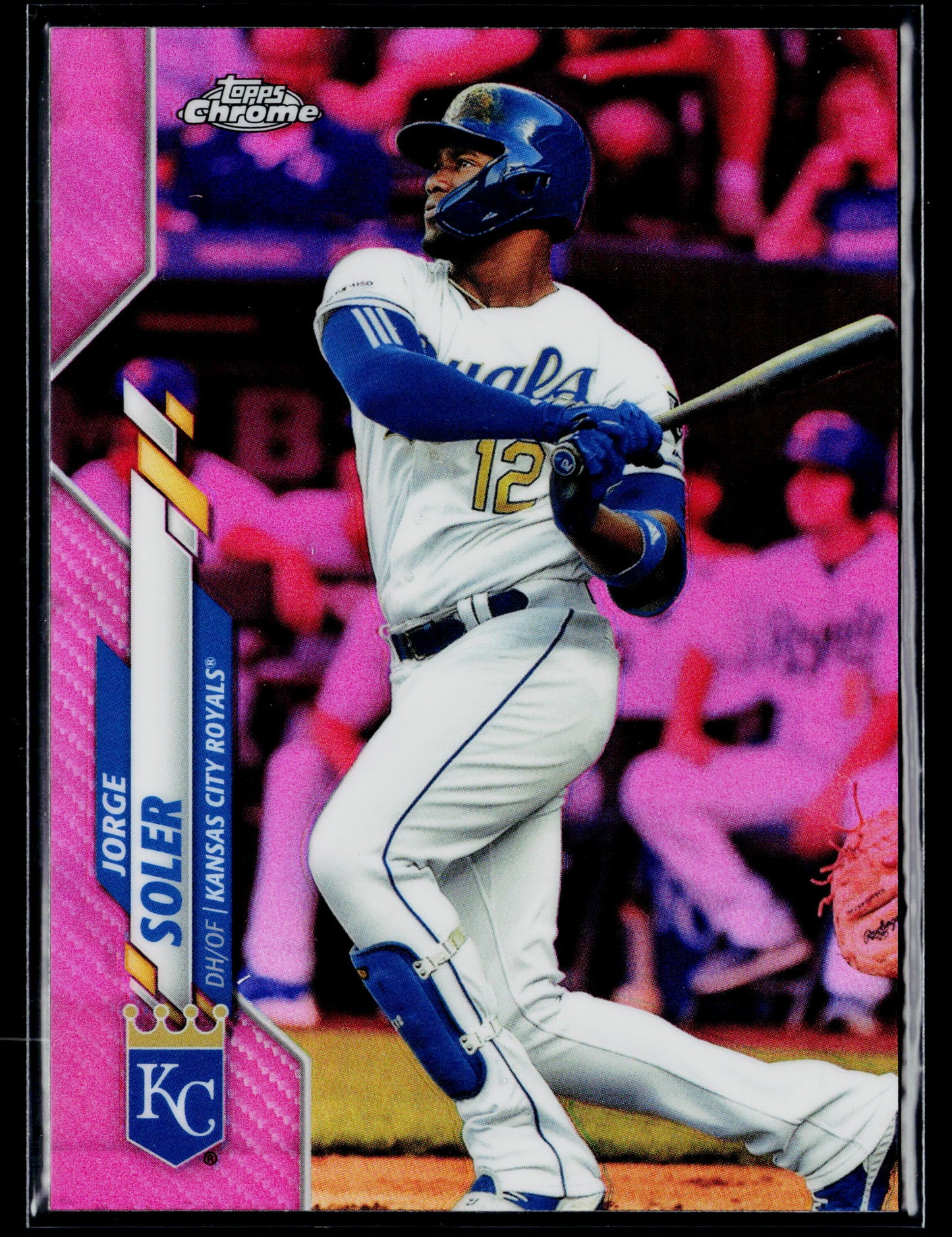 2020 Topps Chrome Jorge Soler Pink Refractor #20