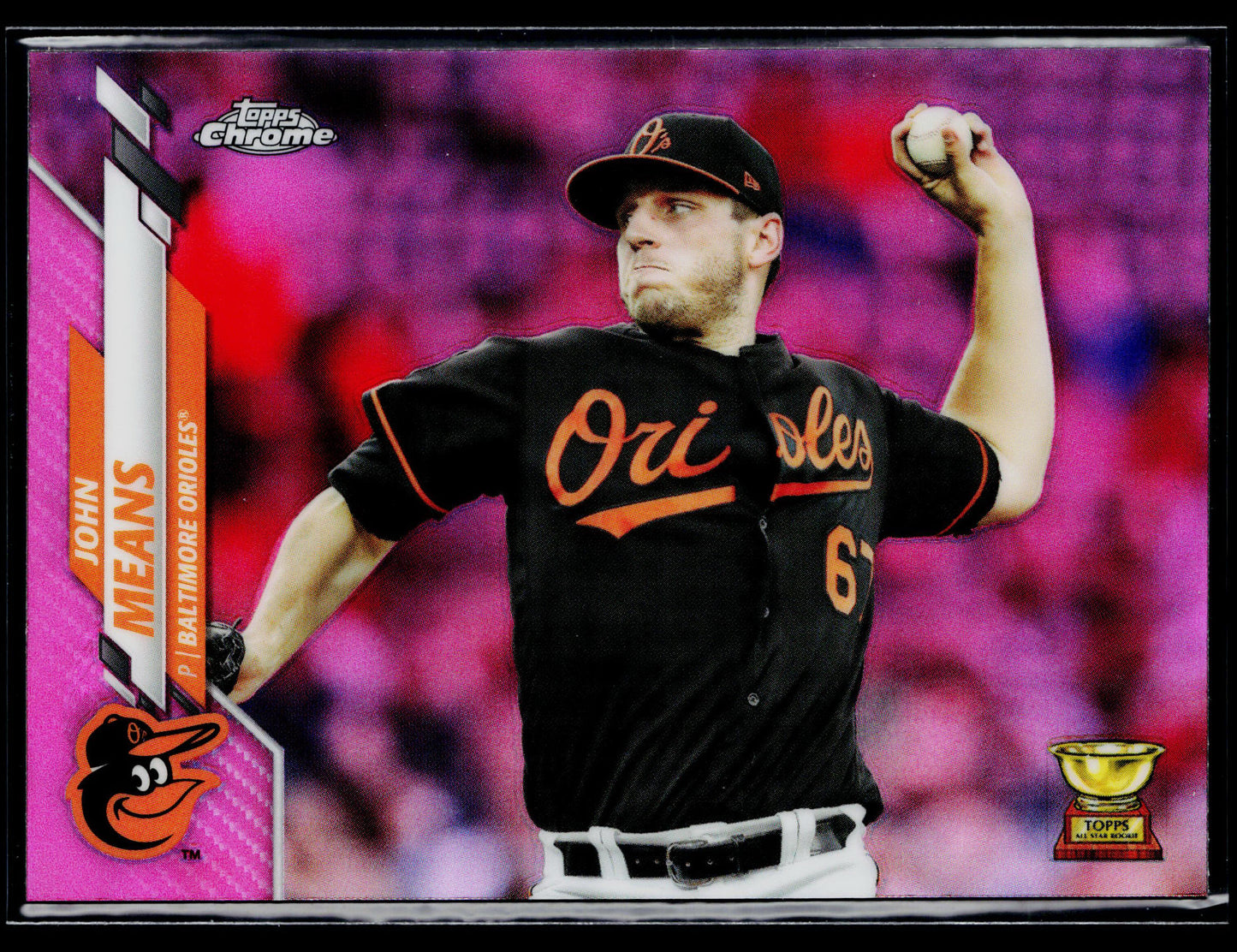 2020 Topps Chrome John Means Pink Refractor #121
