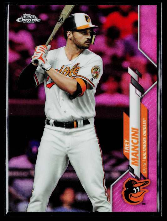 2020 Topps Chrome Trey Mancini Pink Refractor #188
