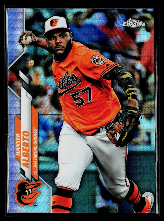 2020 Topps Chrome Hanser Alberto Prism Refractor #79