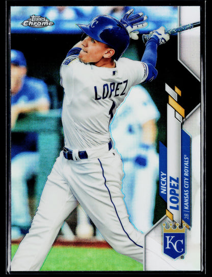 2020 Topps Chrome Nicky Lopez Refractor #92