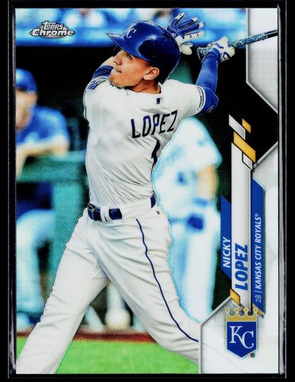 2020 Topps Chrome Nicky Lopez Refractor #92