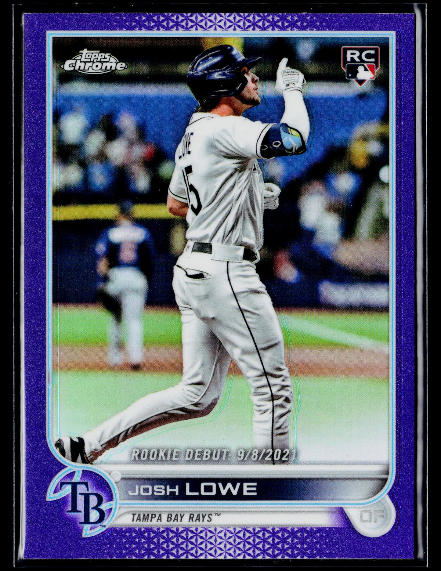 2022 Topps Chrome Update Josh Lowe Purple #USC155