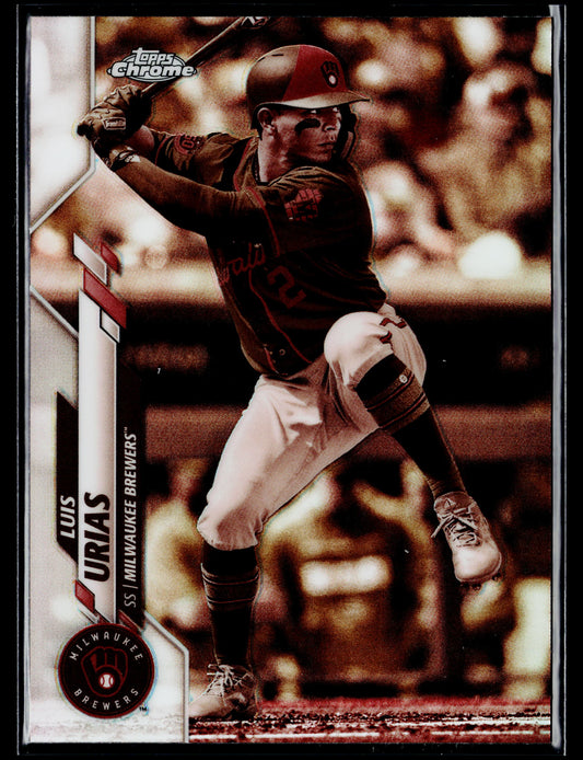 2020 Topps Chrome Luis Urias Sepia Refractor #169