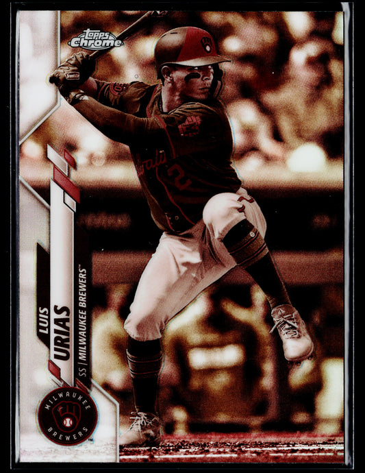 2020 Topps Chrome Luis Urias Sepia Refractor #169