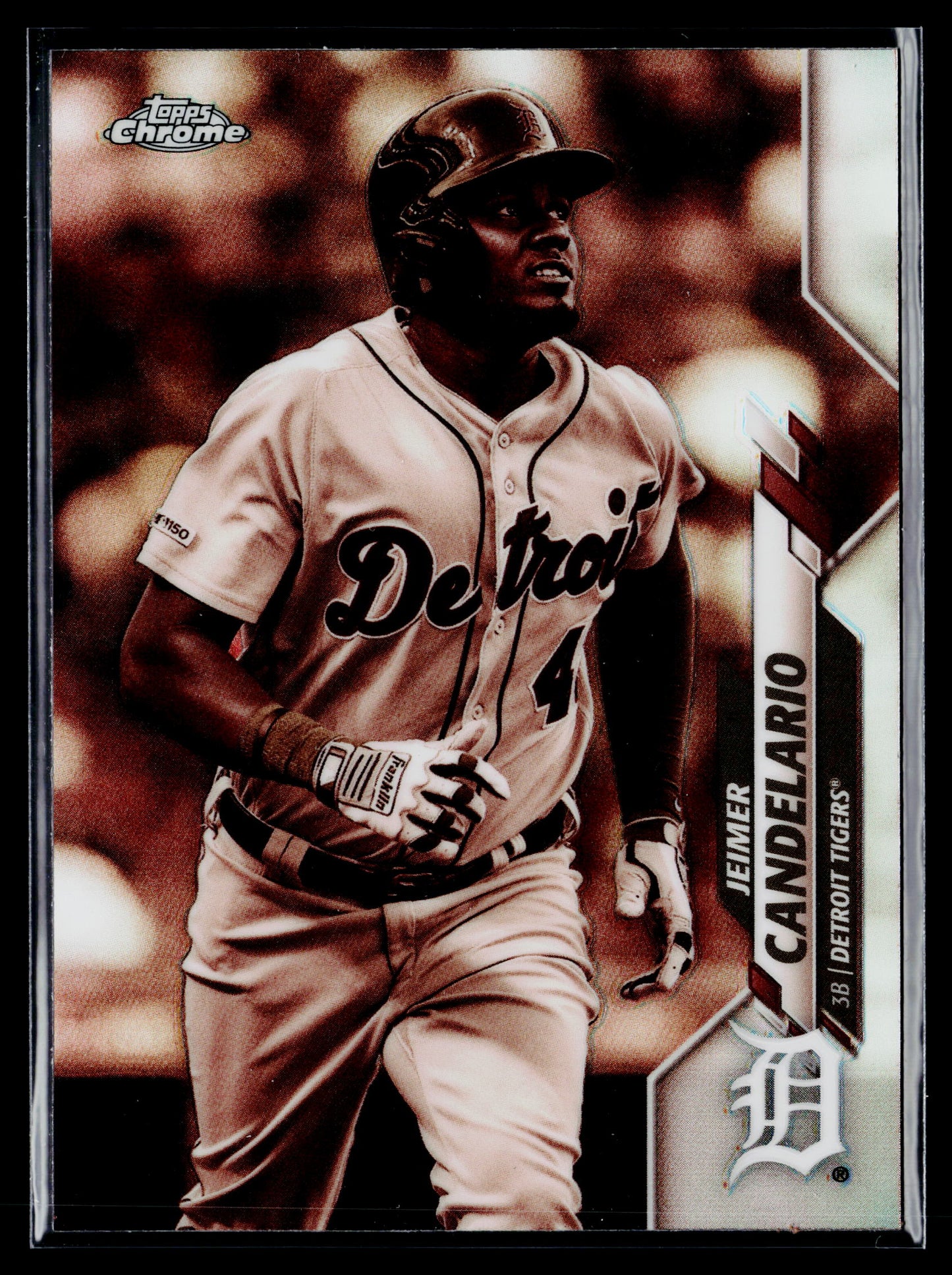 2020 Topps Chrome Jeimer Candelario Sepia Refractor #19