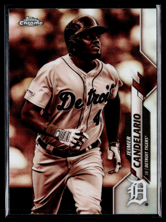 2020 Topps Chrome Jeimer Candelario Sepia Refractor #19