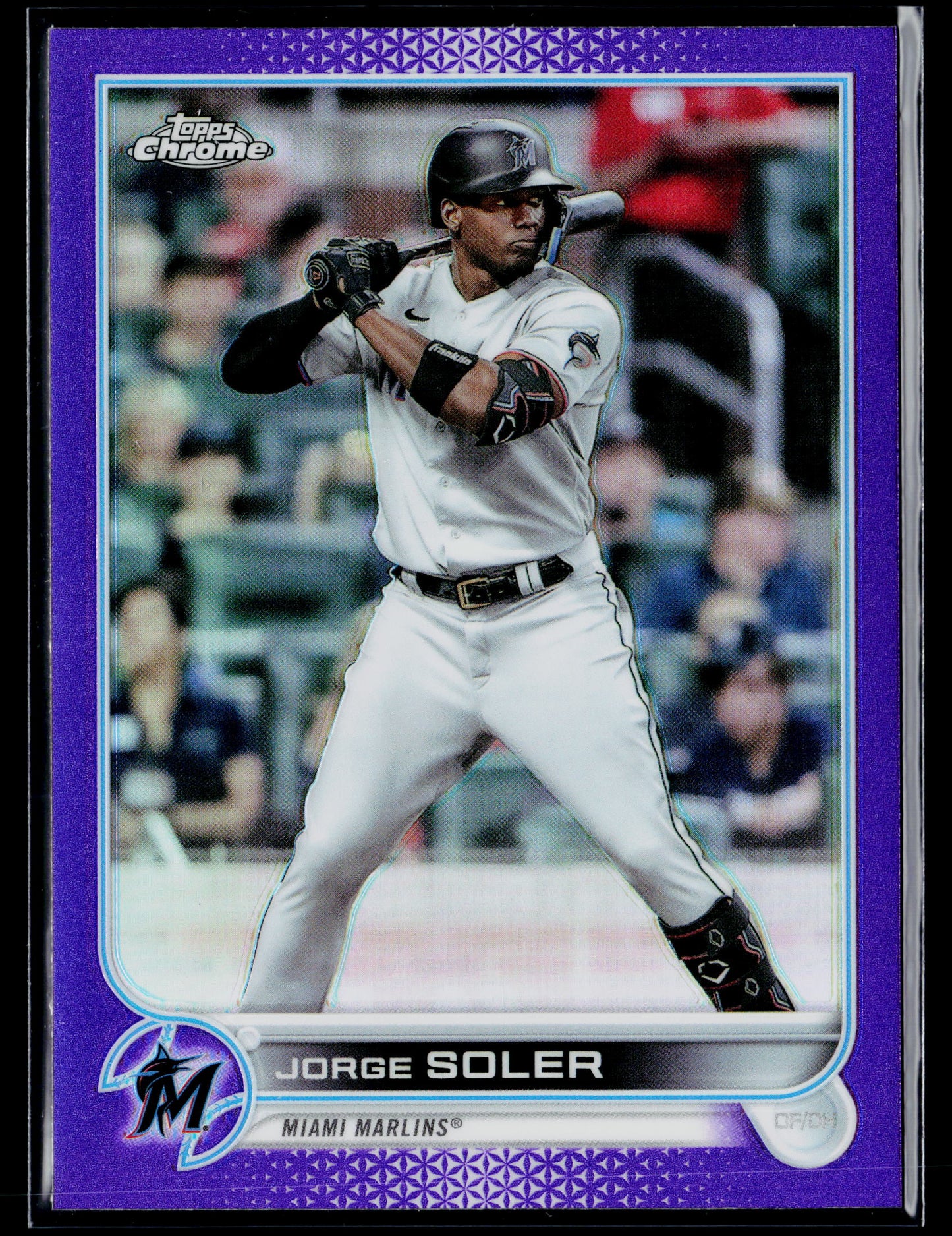 2022 Topps Chrome Update Jorge Soler Purple #USC132