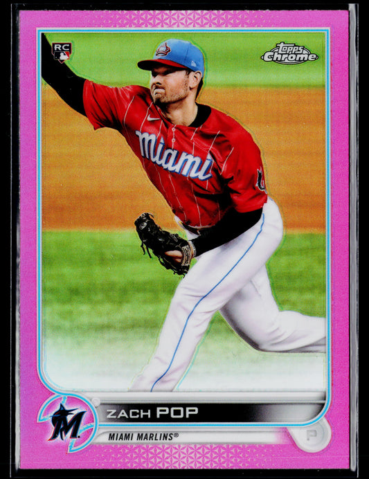 2022 Topps Chrome Zach Pop Pink #41