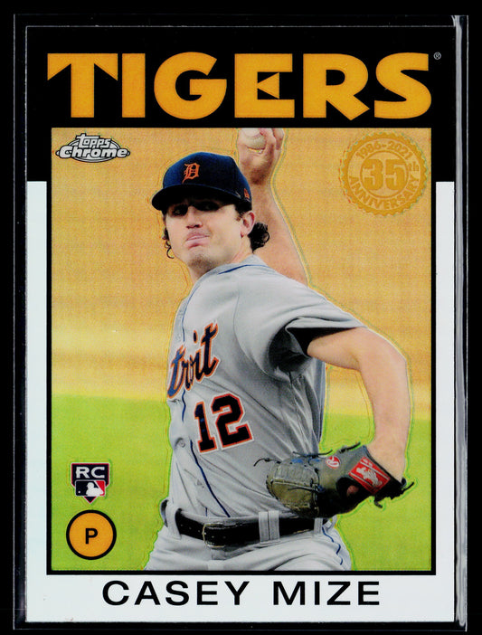 2021 Topps Chrome Casey Mize 1986 Topps Baseball 35th Anniversary #86BC-13