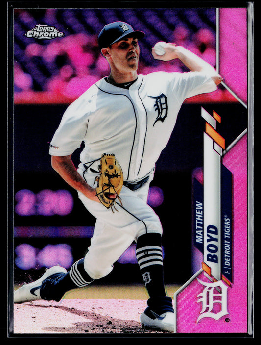2020 Topps Chrome Matthew Boyd Pink Refractor #74
