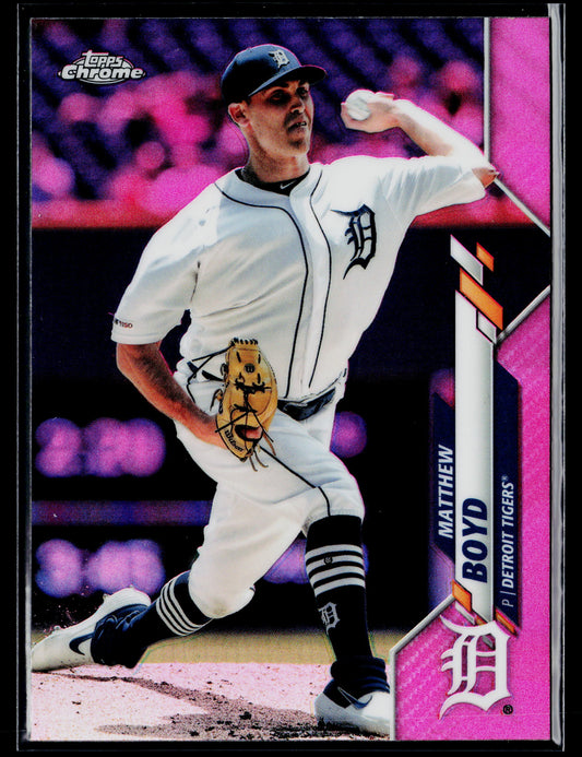 2020 Topps Chrome Matthew Boyd Pink Refractor #74
