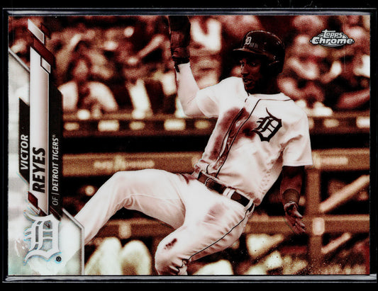 2020 Topps Chrome Victor Reyes Sepia Refractor #126