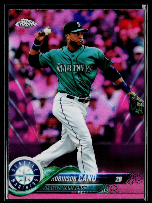 2018 Topps Chrome Robinson Cano Pink Refractor #52