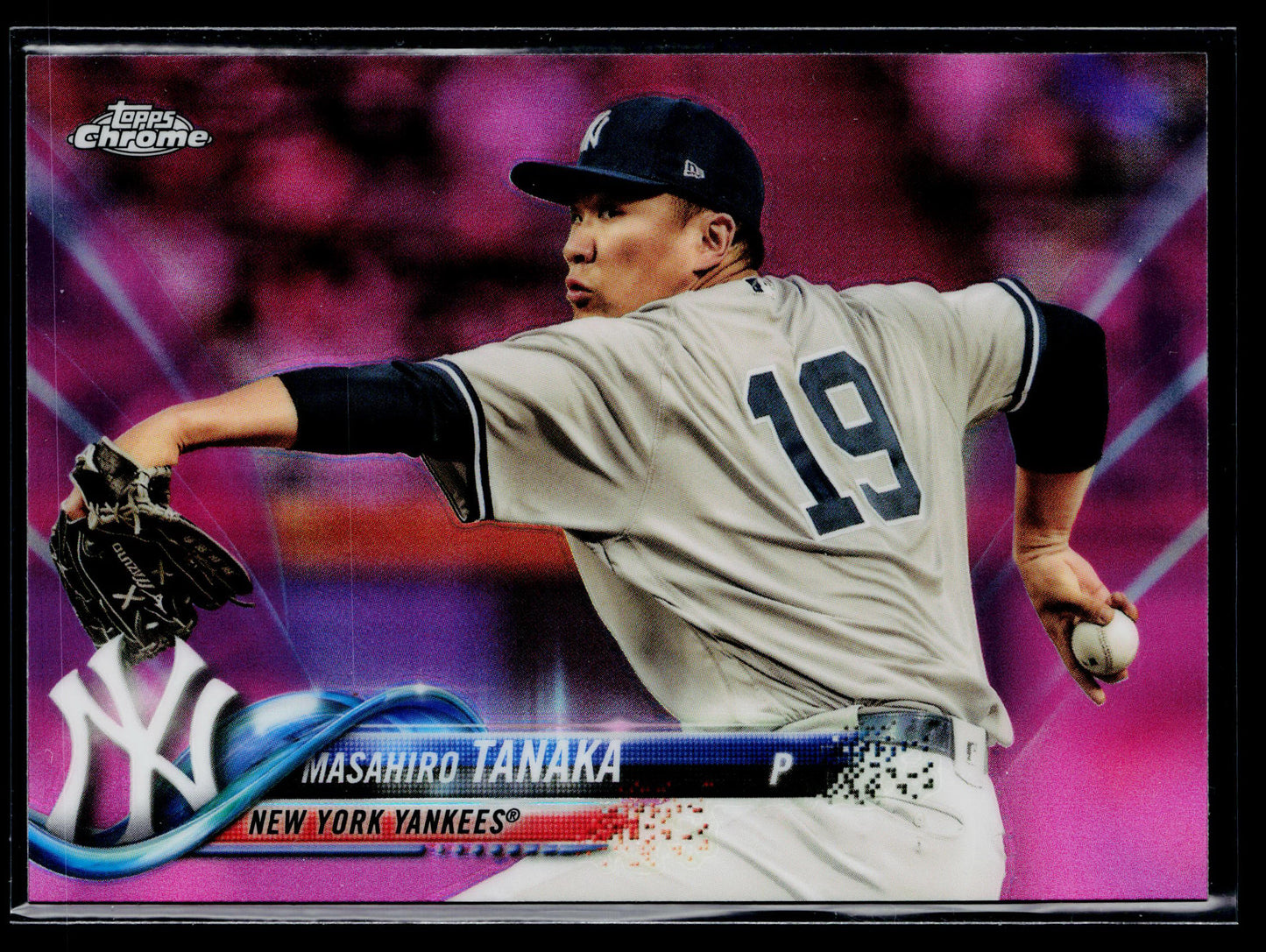 2018 Topps Chrome Masahiro Tanaka Pink Refractor #10