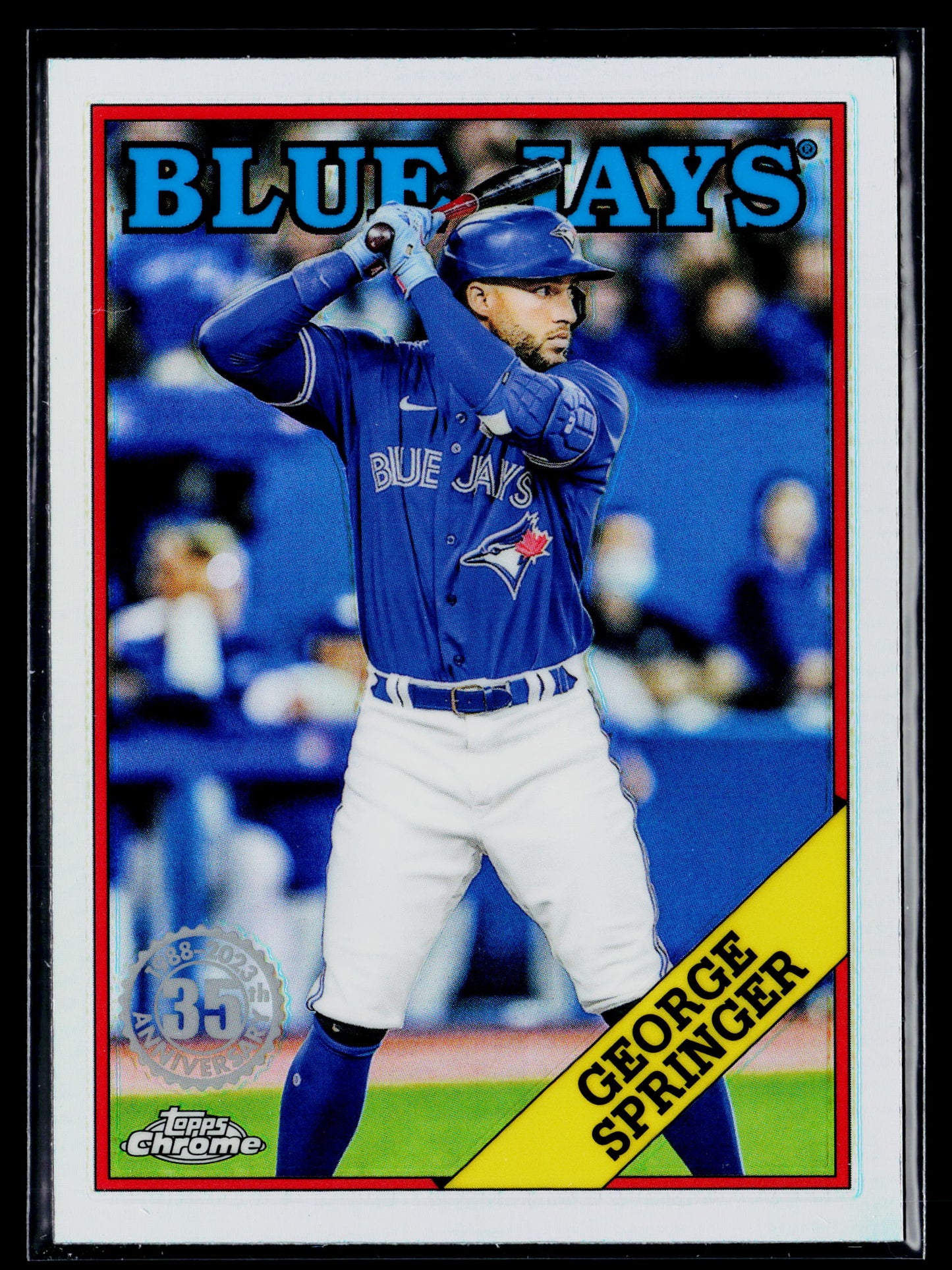 2023 Topps Chrome George Springer 1988 Topps Baseball 35th Anniversary #88BC-19