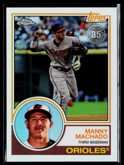 2018 Topps Chrome Manny Machado 1983 Topps Refractors #83T-9