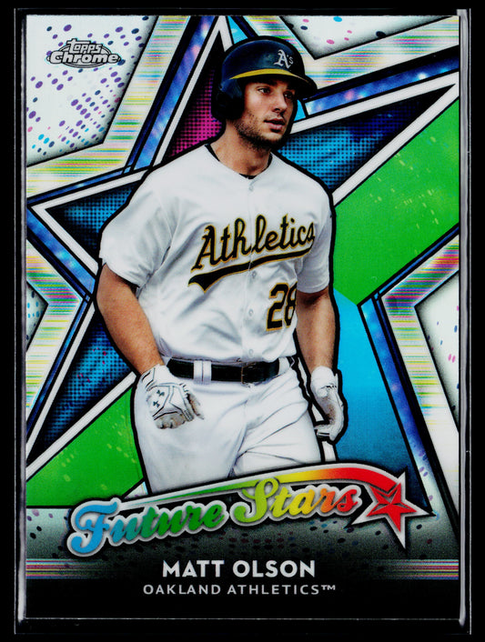 2018 Topps Chrome Matt Olson Future Stars #F-2