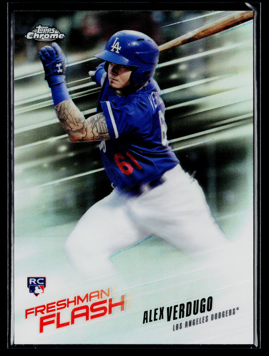 2018 Topps Chrome Alex Verdugo Freshman Flash #FF-10