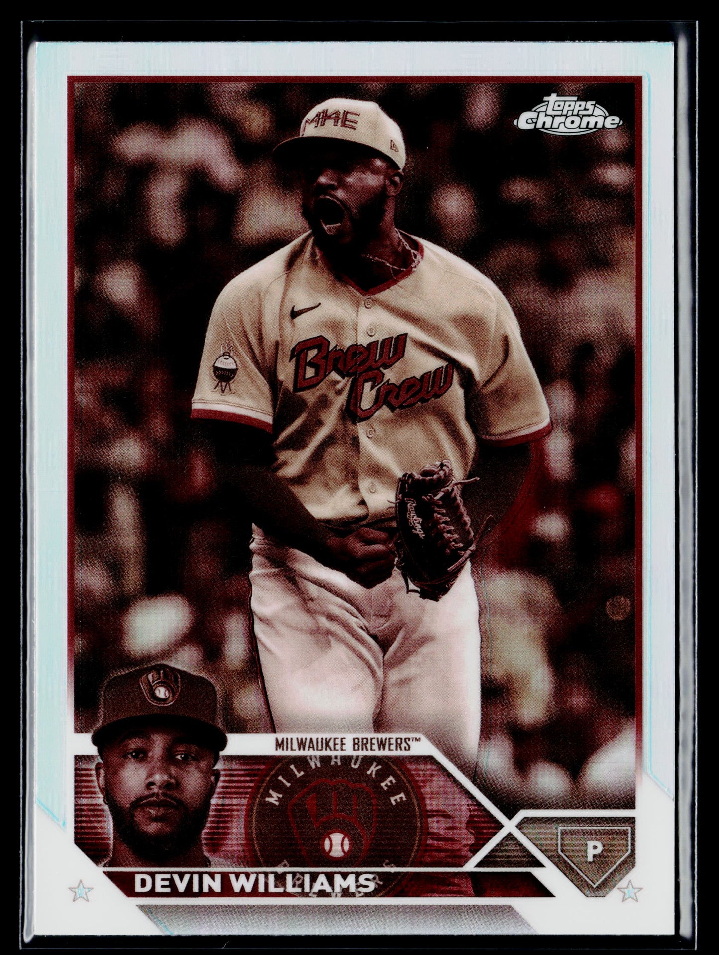 2023 Topps Chrome Update Devin Williams Sepia #USC82