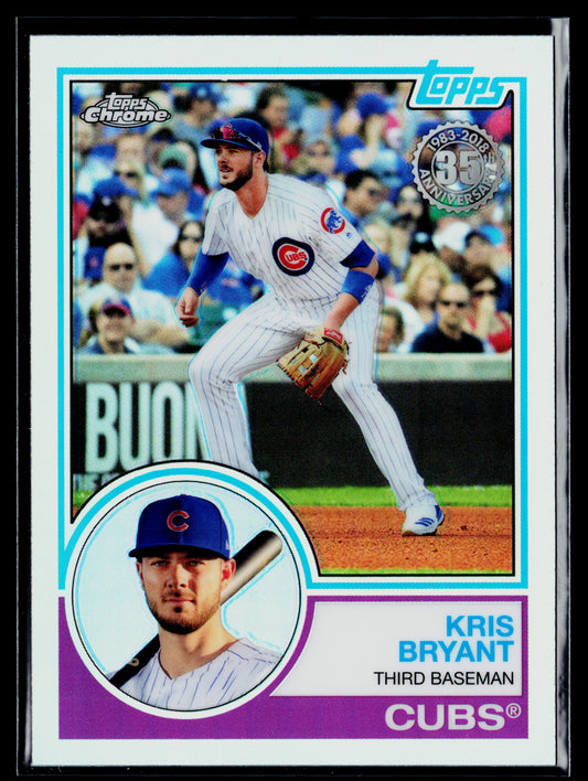 2018 Topps Chrome Kris Bryant 1983 Topps Refractors #83T-10