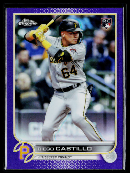 2022 Topps Chrome Update Diego Castillo Purple #USC27